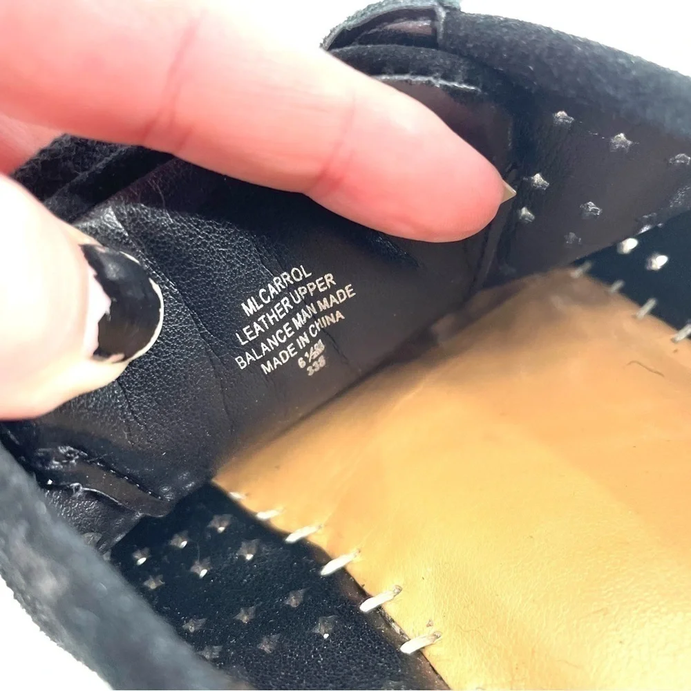 Marc Fisher LTD Mandal Espadrille Sneaker Black Suede Shoe